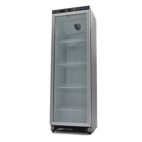 Koelkast - 400 L - Zwart - met Glazen Deur