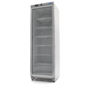 Vrieskast - 400 L - Rvs - met Glazen Deur