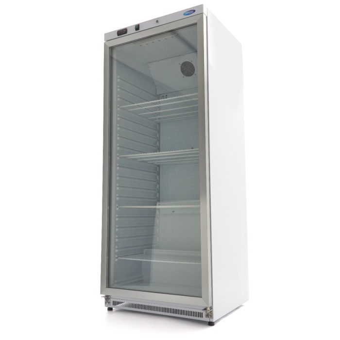 Koelkast - 600 L - Wit - met Glazen Deur