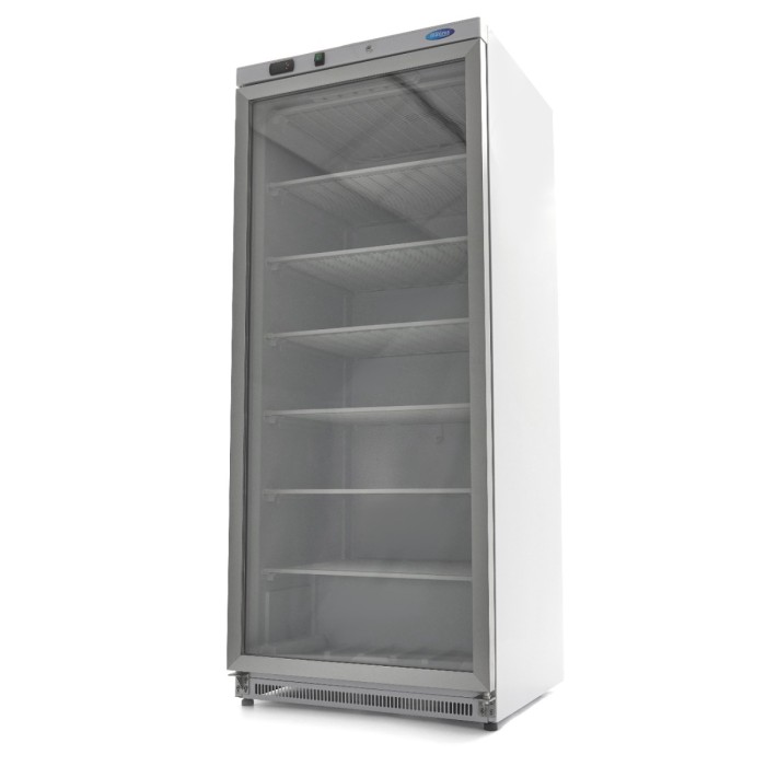 Vrieskast - 600 L - Wit - met Glazen Deur