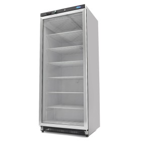 Vrieskast - 600 L - Zwart - met Glazen Deur