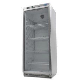 Koelkast - 600 L - Rvs - met Glazen Deur