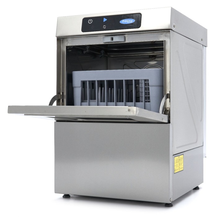 Glazenspoelmachine - 35 x 35 cm - met Glansspoelpomp - Digitaal Display - 230V