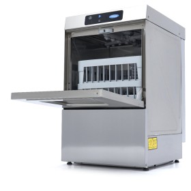 Horeca Vaatwasser - 40 x 40 cm - met Afvoer-, Glansspoel- en Zeeppomp - Digitaal Display -230V