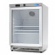 Koelkast - 200 L - Rvs - met Glazen Deur