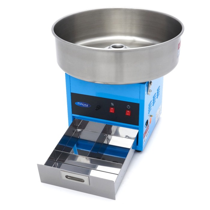 Suikerspinmachine – Ø 52 cm – Blauw