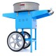 Suikerspinmachine – Ø 52 cm – Blauw – met Onderstel