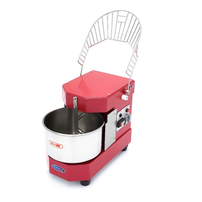 Spiraalkneder - 8 L - 4,5 Kg Deeg - Raspberry Rood