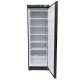 Vrieskast - 400 L - 6 Vaste Roosters - Zwart