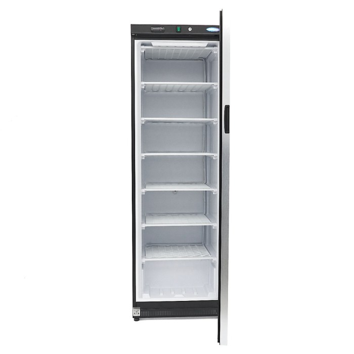 Vrieskast - 400 L - Zwart - met Glazen Deur