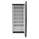 Vrieskast - 600 L - 6 Vaste Roosters - Zwart