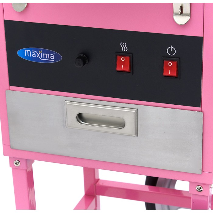 Suikerspinmachine – Ø 52 cm – Roze – met Onderstel