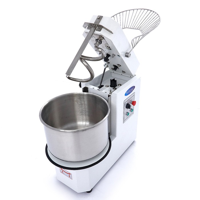 Spiraalkneder - 30 L - 18 Kg Deeg - 2 Snelheden - Uitneembare Kom