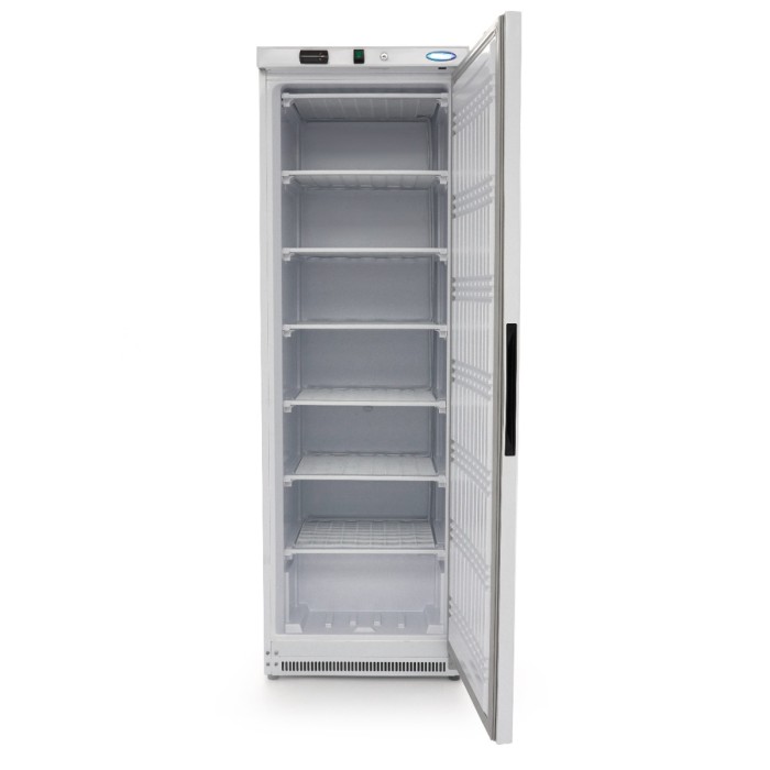 Vrieskast - 400 L - 6 Vaste Roosters - Wit