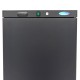 Vrieskast - 400 L - 6 Vaste Roosters - Zwart