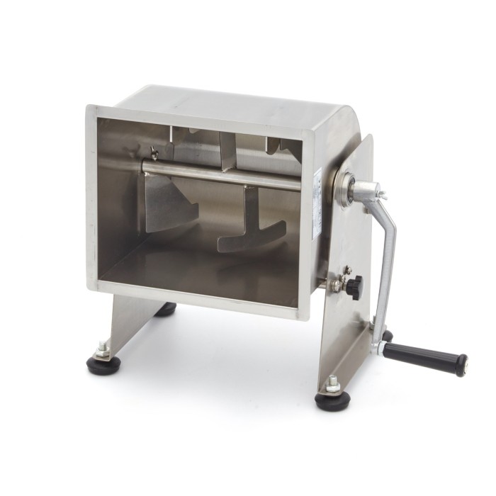Vleesmenger 10 L - 7,5 Kg Vlees - Kantelbare Kom - Handmatig
