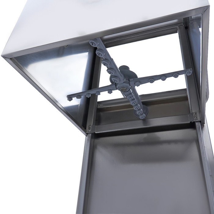 Doorschuifvaatwasser - 50 x 50 cm - met Glansspoel- en Zeeppomp - Digitaal Display - 400V