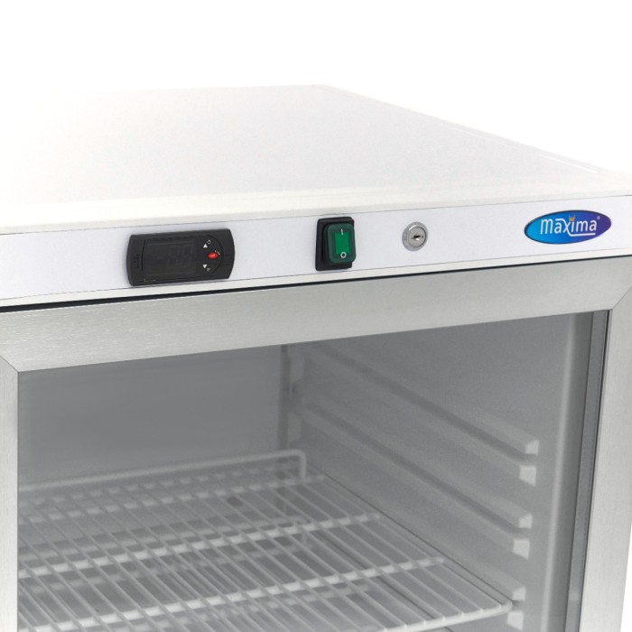 Koelkast - 200 L - Wit - met Glazen Deur