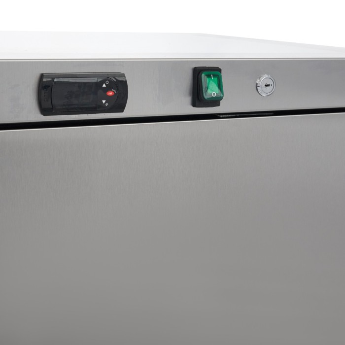 Koelkast - 400 L - 4 Verstelbare Roosters - Rvs