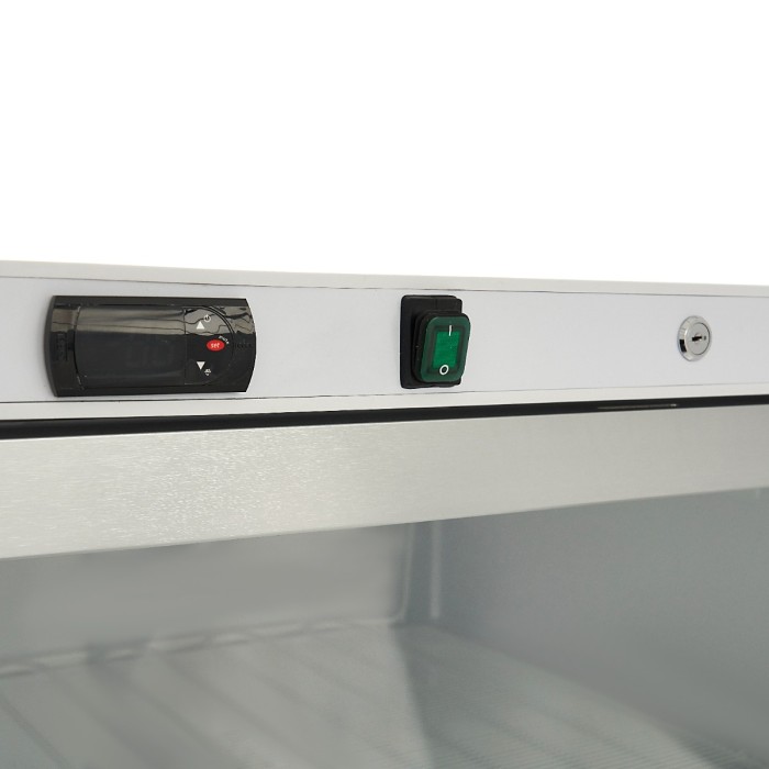 Vrieskast - 600 L - Wit - met Glazen Deur