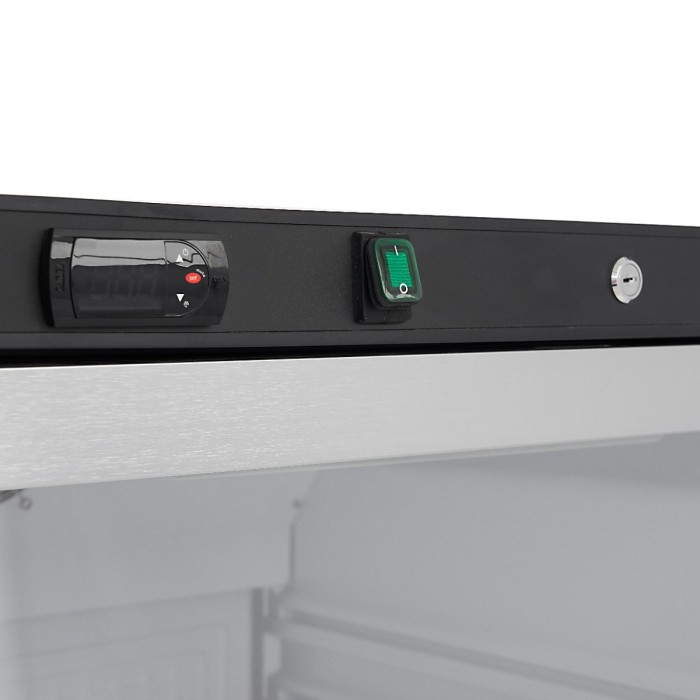 Koelkast - 600 L - Zwart - met Glazen Deur