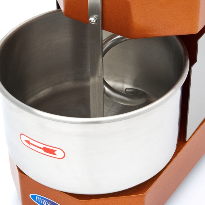 Spiraalkneder - 8 L - 4,5 Kg Deeg - Goudgeel