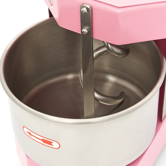 Spiraalkneder - 8 L - 4,5 Kg Deeg - Pastel Roze
