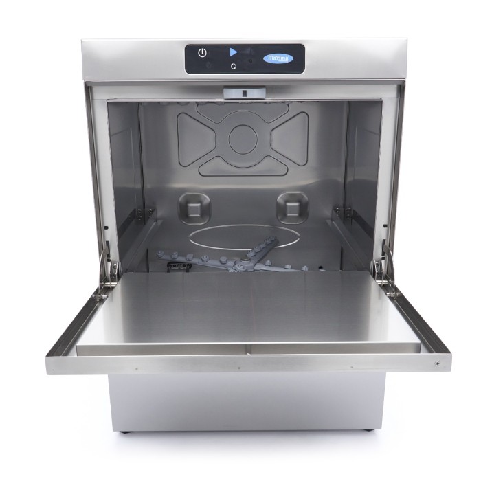Horeca Vaatwasser - 50 x 50 cm - met Glansspoelpomp - Digitaal Display - 400V