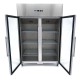 Koelkast - 1200 L - 6 Verstelbare Roosters (2/1 GN) - Rvs - met Glazen Deur
