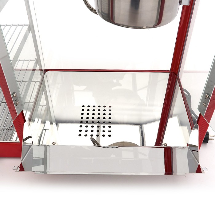 Popcorn Machine – 150 gr – met Warmhoudvitrine