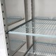 Vrieskast - 1200 L - 6 Verstelbare Roosters (2/1 GN) - Rvs - met Glazen Deur