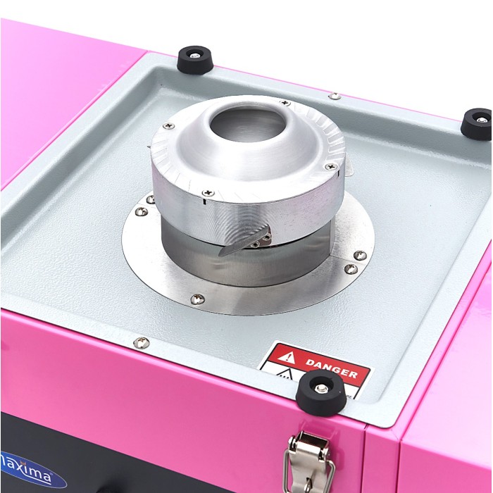 Suikerspinmachine – Ø 52 cm – Roze – met Onderstel
