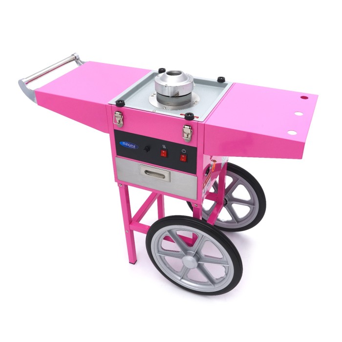 Suikerspinmachine – Ø 52 cm – Roze – met Onderstel
