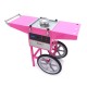 Suikerspinmachine – Ø 52 cm – Roze – met Onderstel