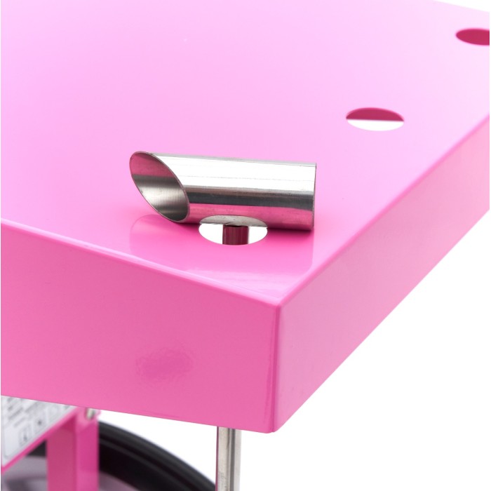 Suikerspinmachine – Ø 52 cm – Roze – met Onderstel