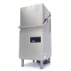 Doorschuifvaatwasser - 50 x 50 cm - met Afvoer-, Glansspoel- en Zeeppomp – 400V