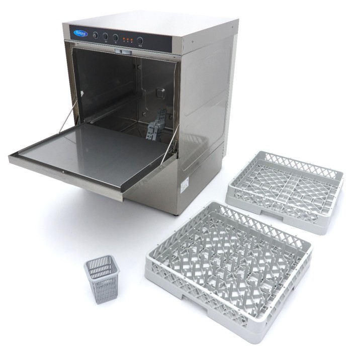 Horeca Vaatwasser - 50 x 50 cm - met Glansspoelpomp - 400V