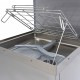 Doorschuifvaatwasser - 50 x 60 cm - met Glansspoel- en Zeeppomp – 400V