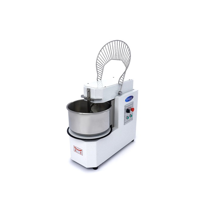 Spiraalkneder - 20 L - 12 Kg Deeg - 2 Snelheden - Uitneembare Kom