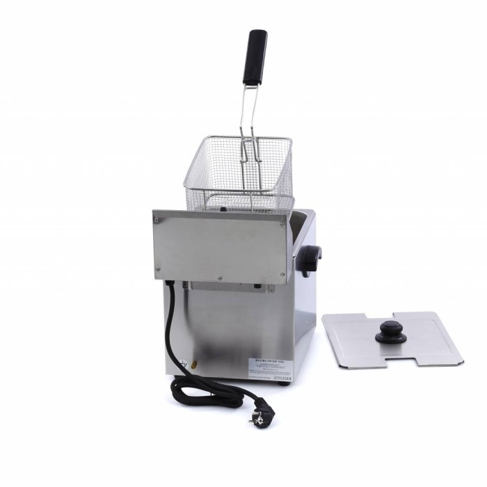 Frituurpan - 8 L - 1 Mand - met Tapkraan