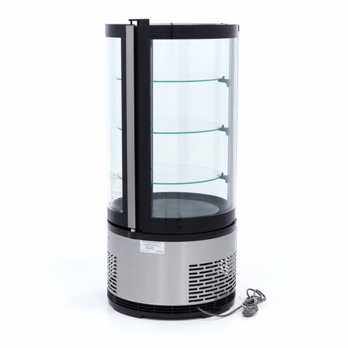 Gebaksvitrine - 100 L - 48 cm - Rond