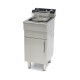 Frituurpan - 16 L - 1 Mand - met Tapkraan en Opbergruimte - 400V
