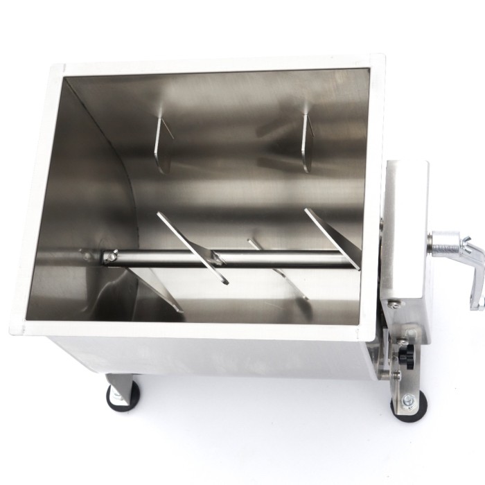 Vleesmenger 30 L - 25 Kg Vlees - Kantelbare Kom - Handmatig