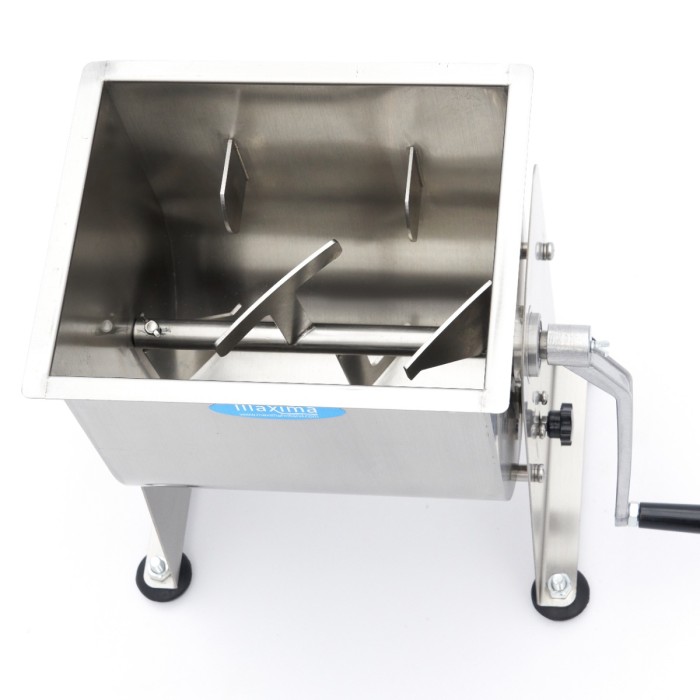 Vleesmenger 10 L - 7,5 Kg Vlees - Kantelbare Kom - Handmatig
