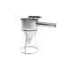 Beslagdispenser - 1,3 L - RVS - incl. Doseerknop