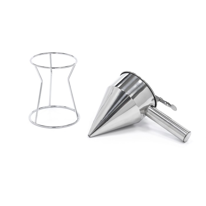Beslagdispenser - 1,3 L - RVS - incl. Doseerknop