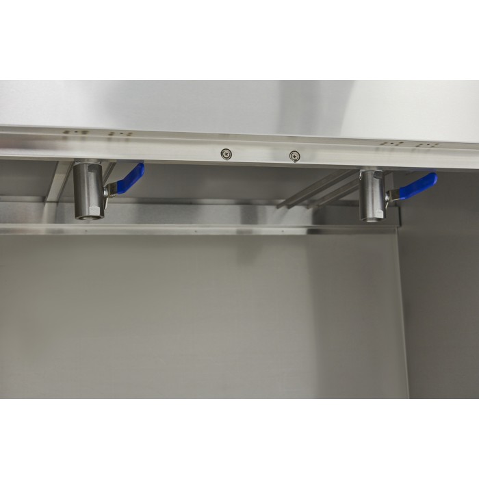 Frituurpan - 2x 16 L - 2 Manden - met Tapkraan en Opbergruimte - 400V