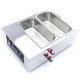 Chocoladesmelter - 2 x 1/3 GN 10 cm