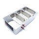 Chocoladesmelter - 3 x 1/3 GN 10 cm