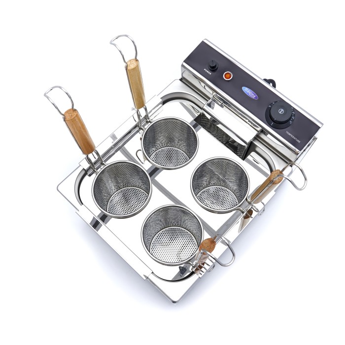 Pastakoker - 4 x 2 L - incl. 4 Manden